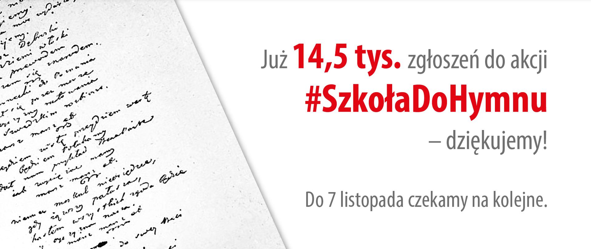 Już ponad 14,5 tys. zgłoszeń do akcji „Szkoła do hymnu”