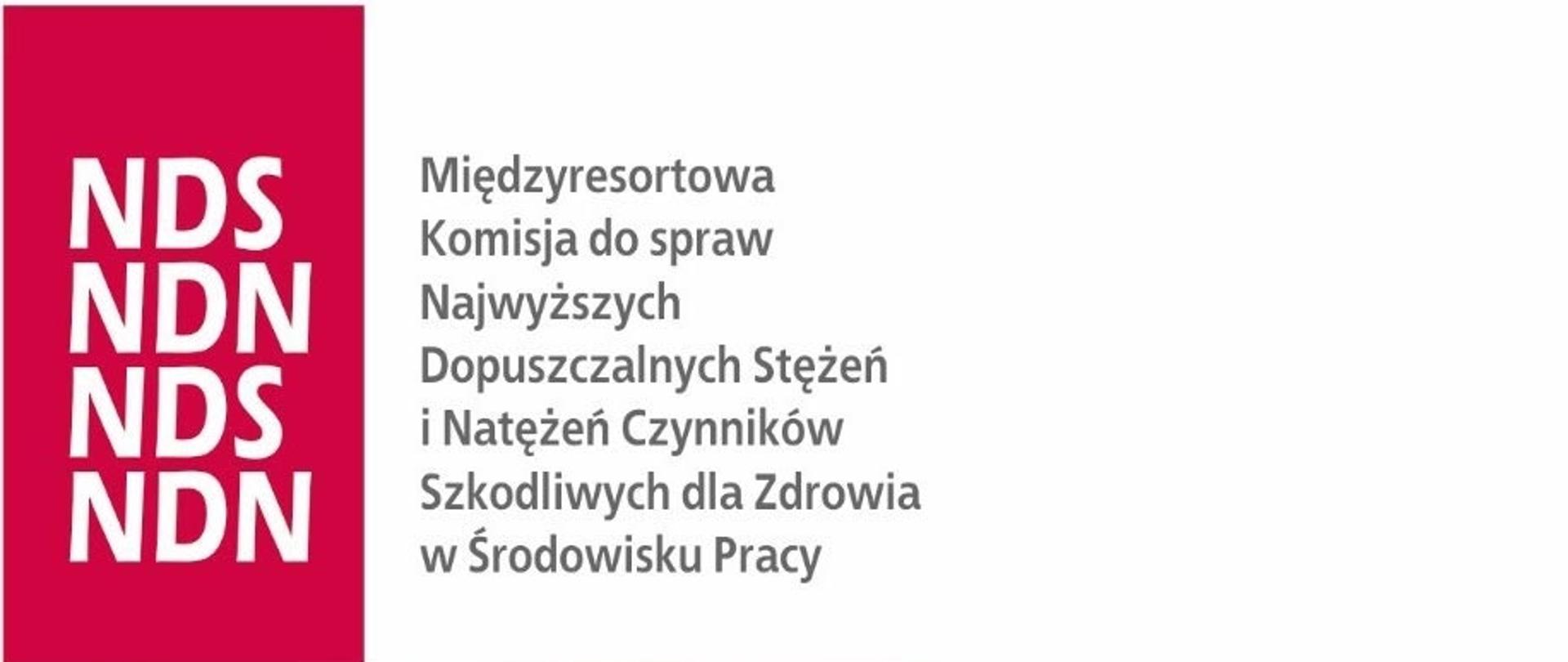 Logo Międzyresortowej Komisji do spraw najwyższych stężeń i natężeń