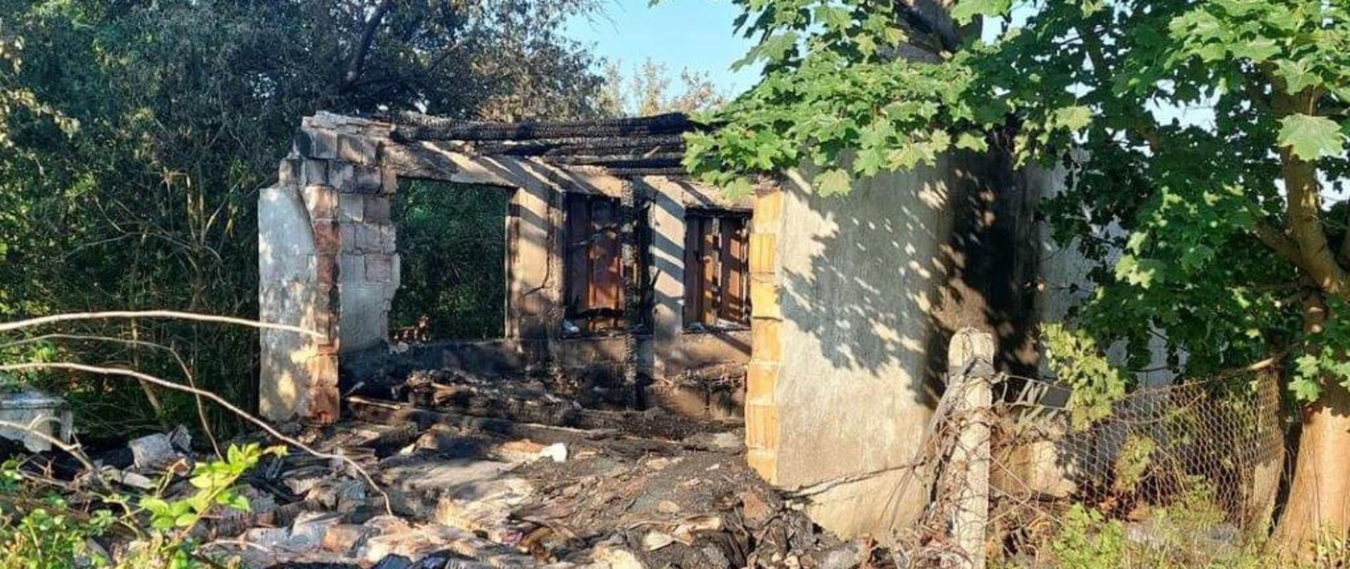 Tragiczny pożar budynku gospodarczego w Barczewie