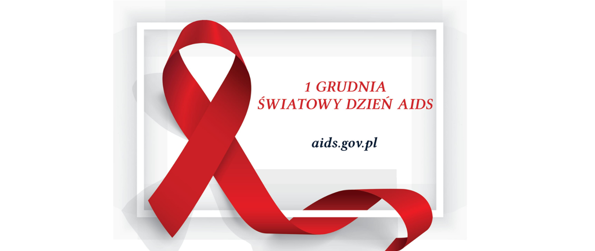 Czerwona wstążka symbol kampanii