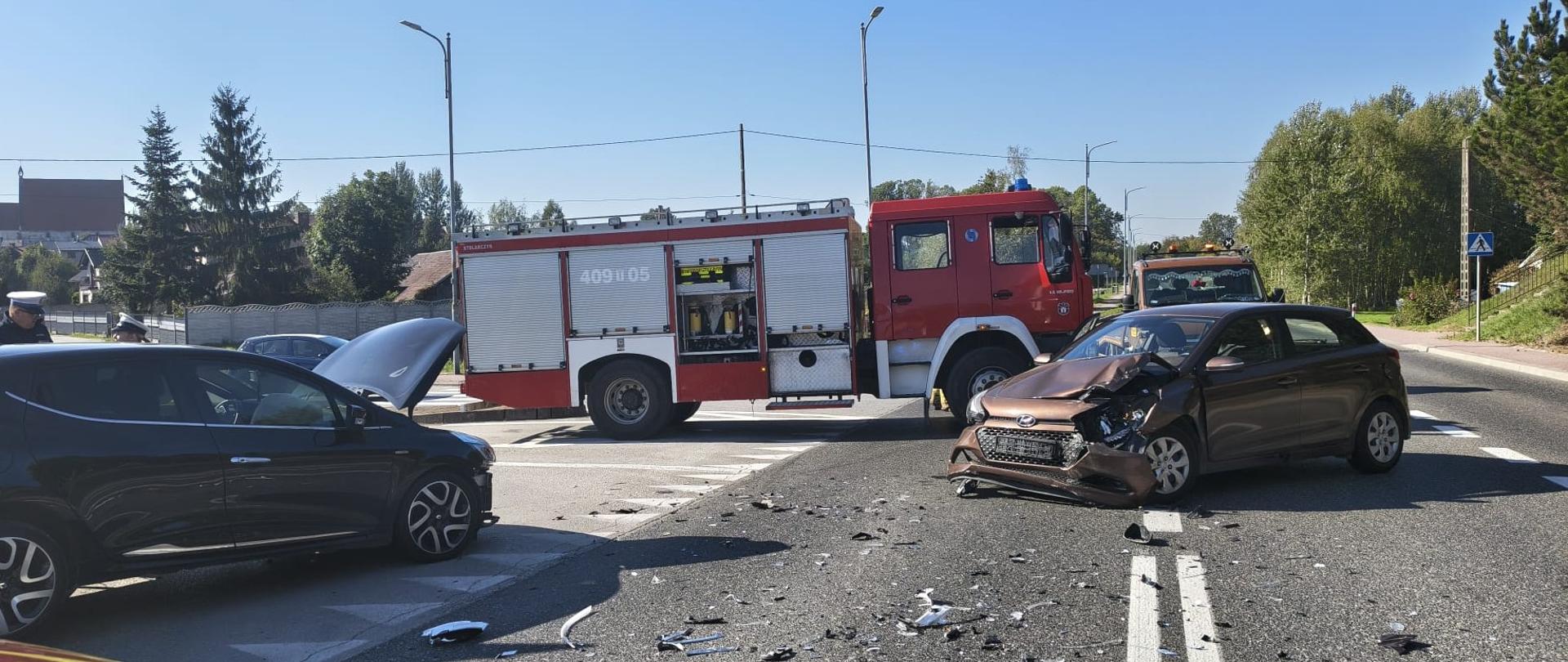 Wypadek w Gorysławicach.