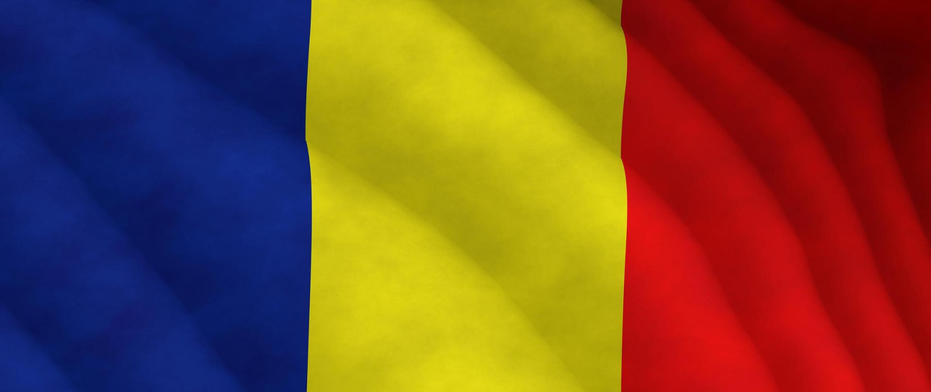 Flaga Rumunii.
