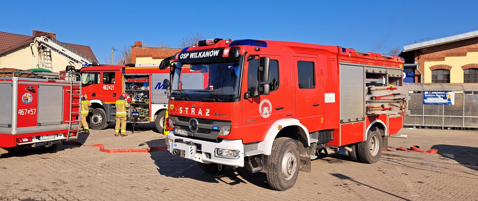 Ćwiczenia strażaków z Jednostki Ratowniczo-Gaśniczej PSP w Bystrzycy Kłodzkiej