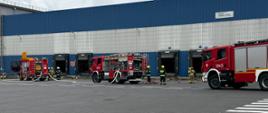 Ćwiczenia w Stora Enso Poland S,A. ćwiczą strażacy