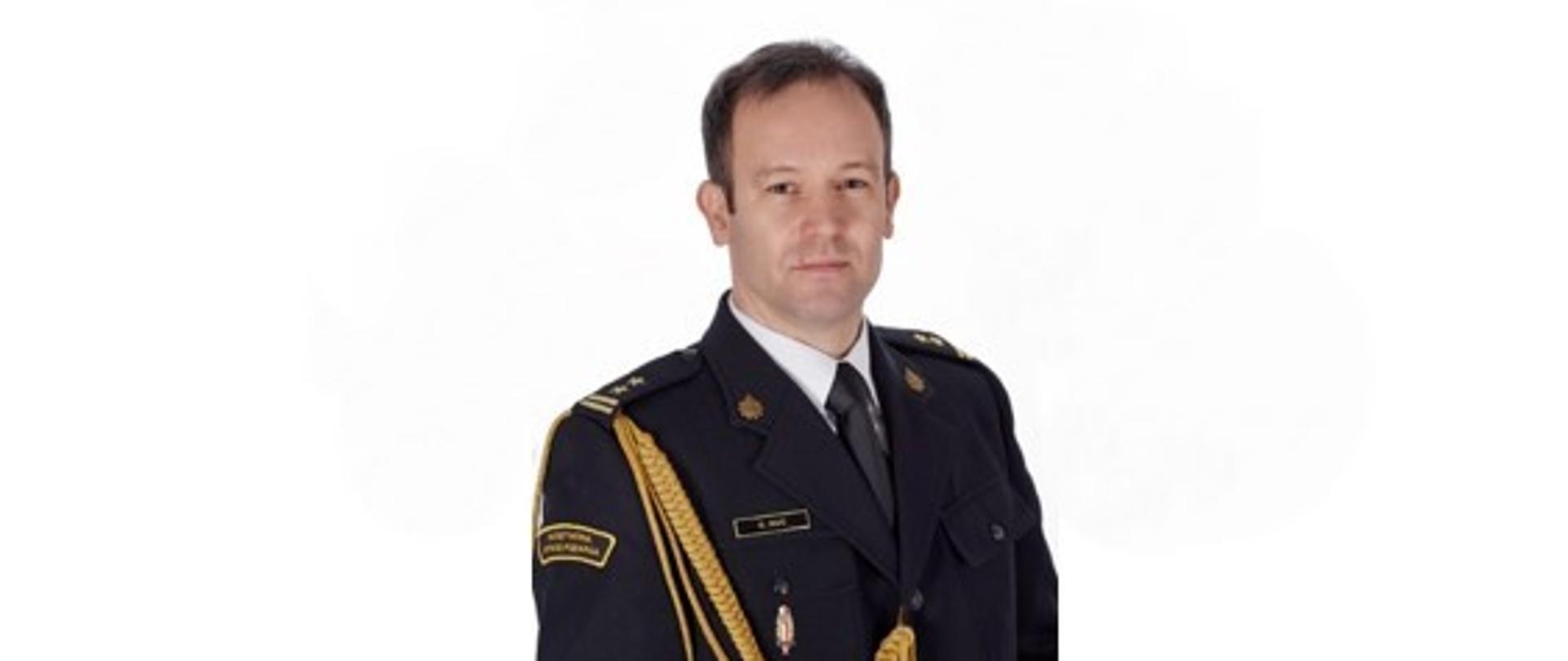  bryg. Grzegorz Kuc - p.o. Komendant Powiatowy PSP w Sokołowie Podlaskim