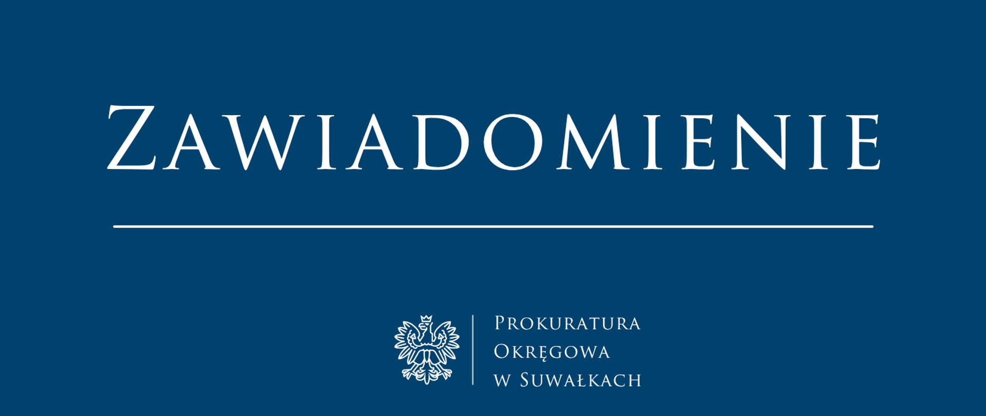 Zawiadomienie