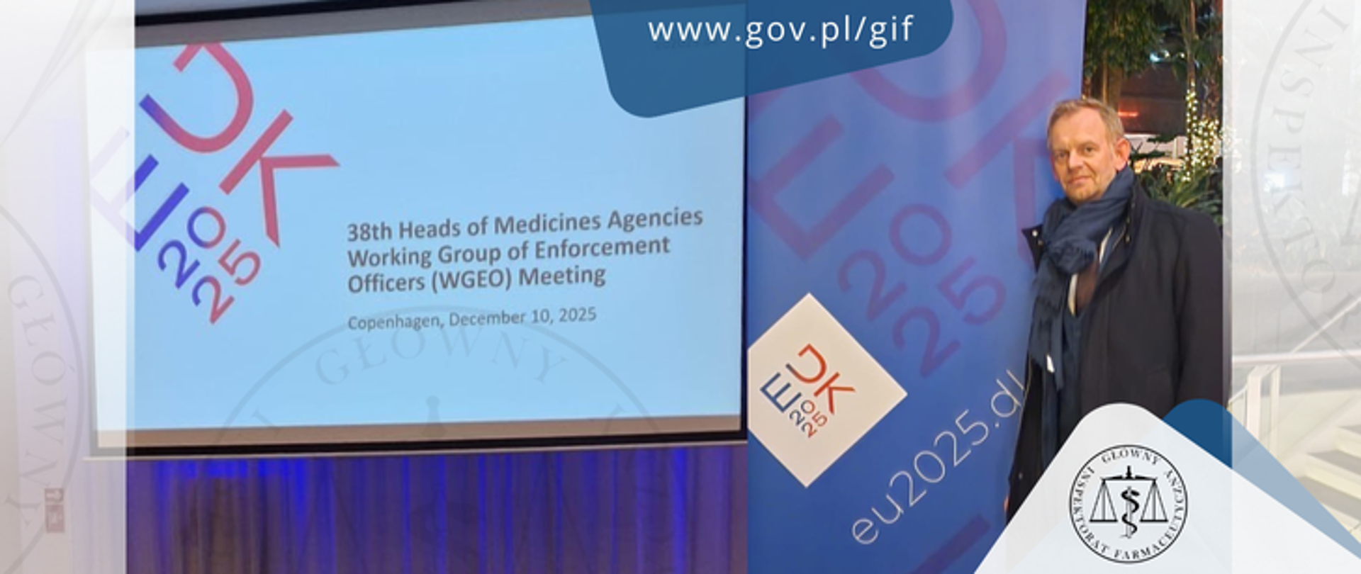 Przedstawiciele GIF na spotkaniu Grupy Roboczej WGEO w Kopenhadze