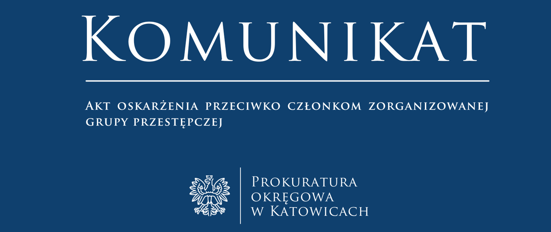 Akt oskarżenia wobec członków zorganizowanej grupy przestępczej zajmującej się obrotem narkotykami 