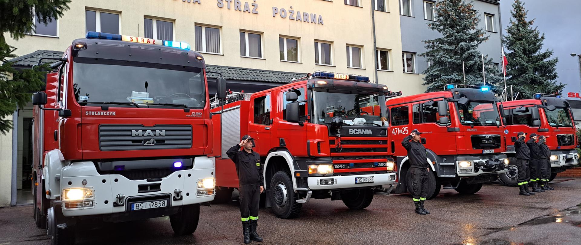 Minuta ciszy dla zmarłego strażaka z Grudziądza
