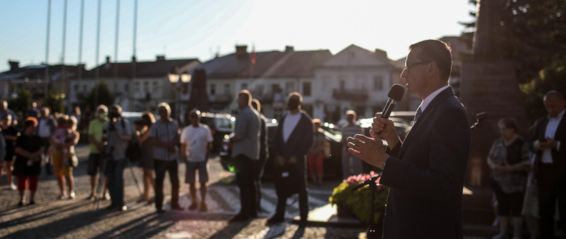 Wystąpienie premiera.