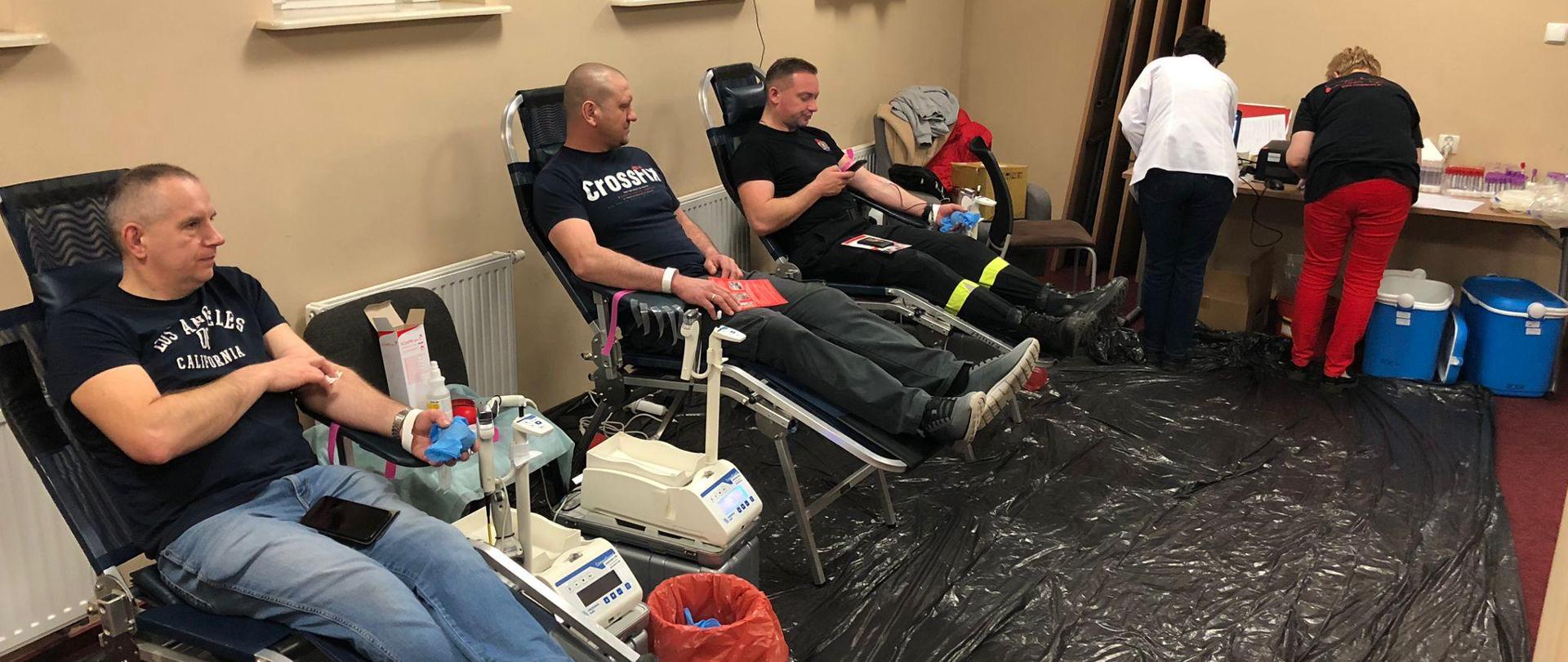 Akcja krwiodawstwa w KP PSP w Hajnówce