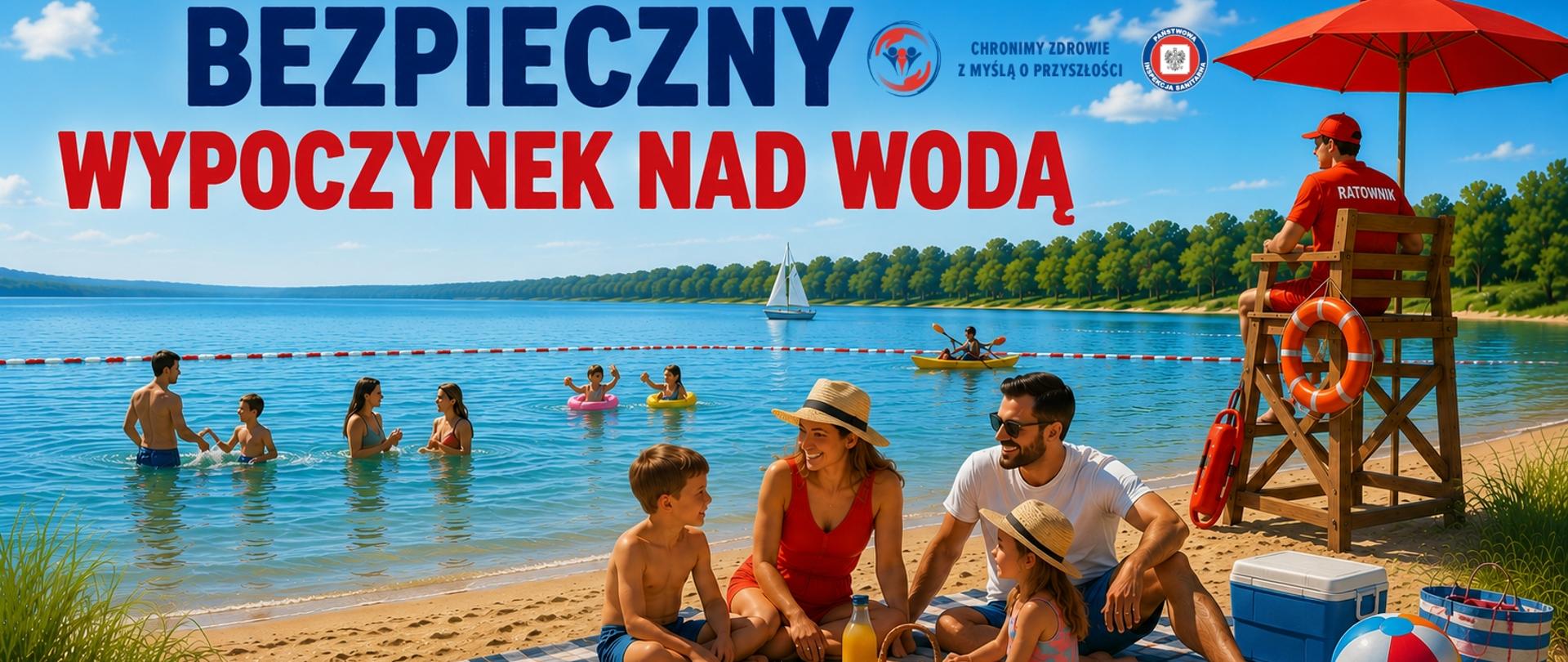 bezpieczny wypoczynek nad woda