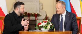 Spotkanie Premiera Donalda Tuska z Prezydentem Wołodymyrem Zełenskim