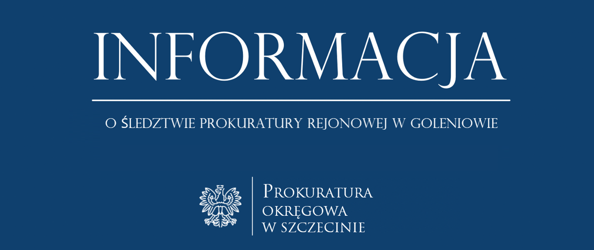 o śledztwie PR Goleniów