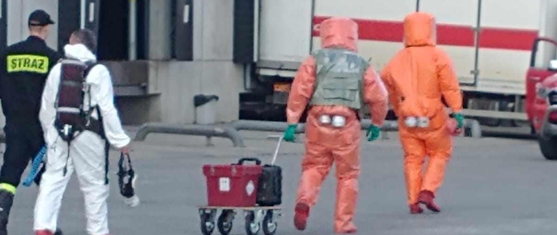 Działania z niezidentyfikowaną przesyłką