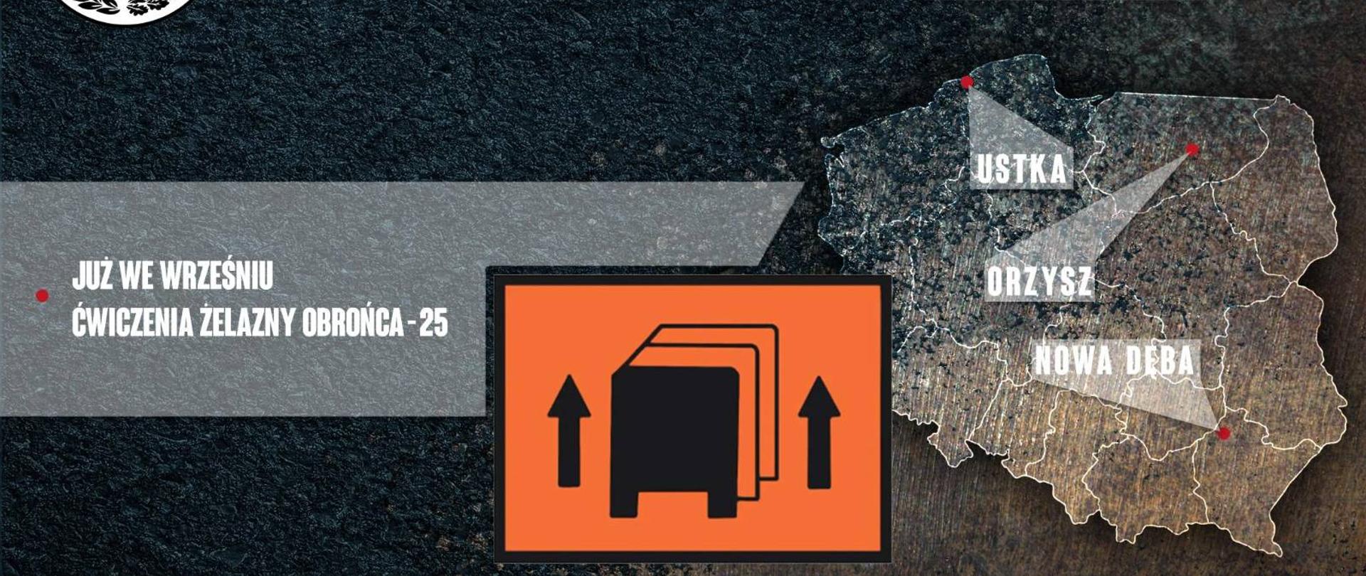 Ćwiczenia „Żelazny Obrońca-25”. Wzmożony ruch wojskowych kolumn