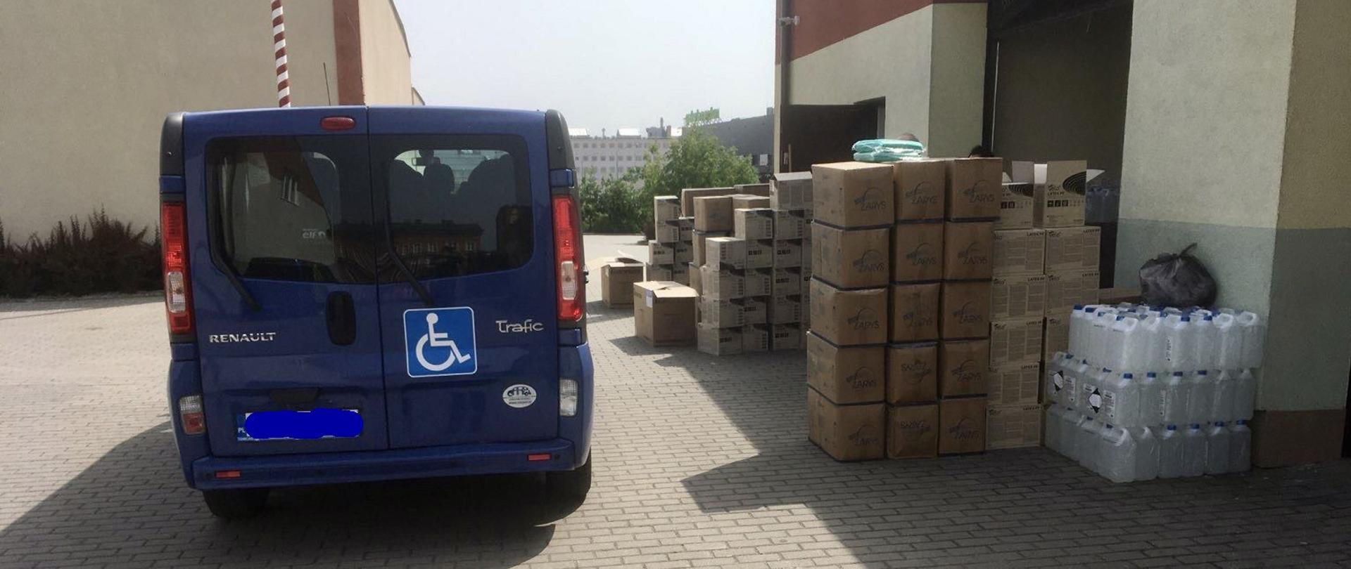 Zdjęcie przedstawia materiały przeznaczone do dystrybucji