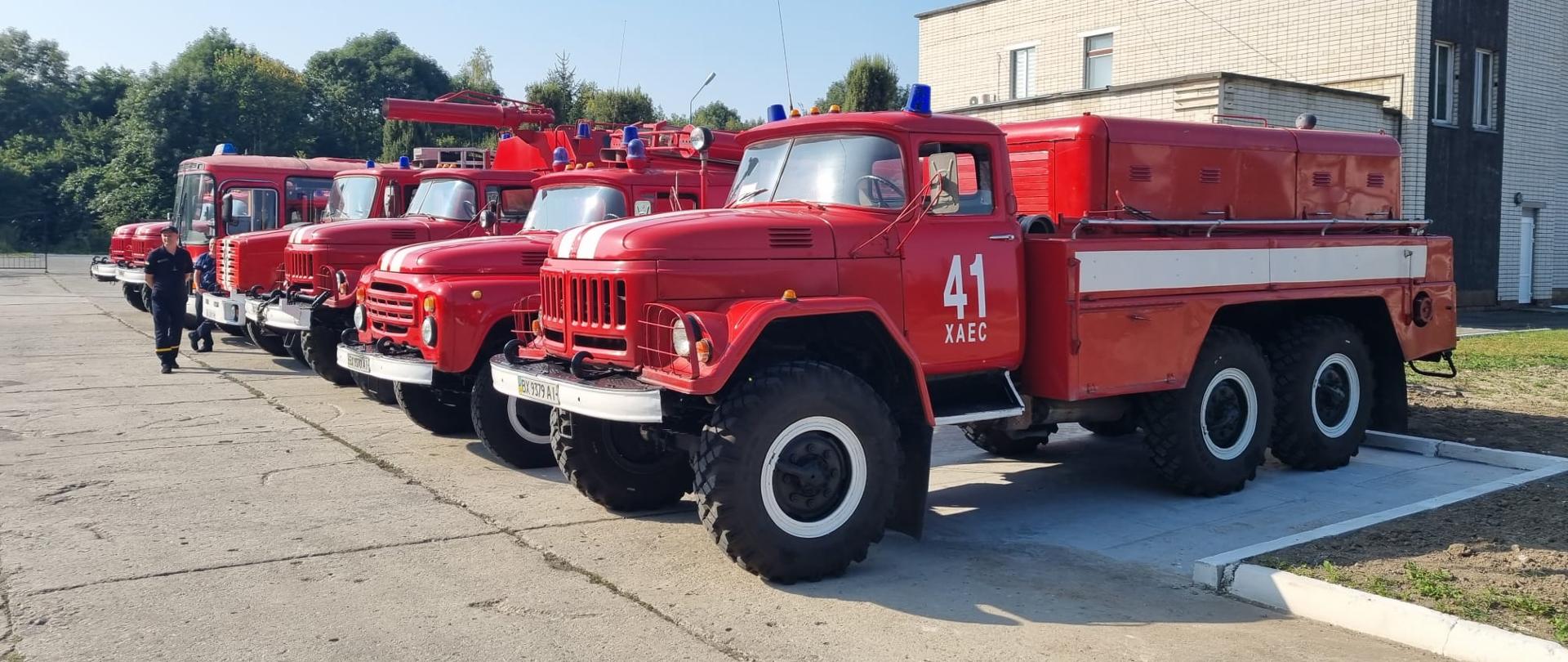 Wizyta studyjna strażaków KW PSP i KM PSP w Krakowie na Ukrainie.