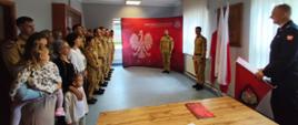 Uroczystość ślubowania oraz wręczenia aktów mianowania na nowe stanowiska służbowe