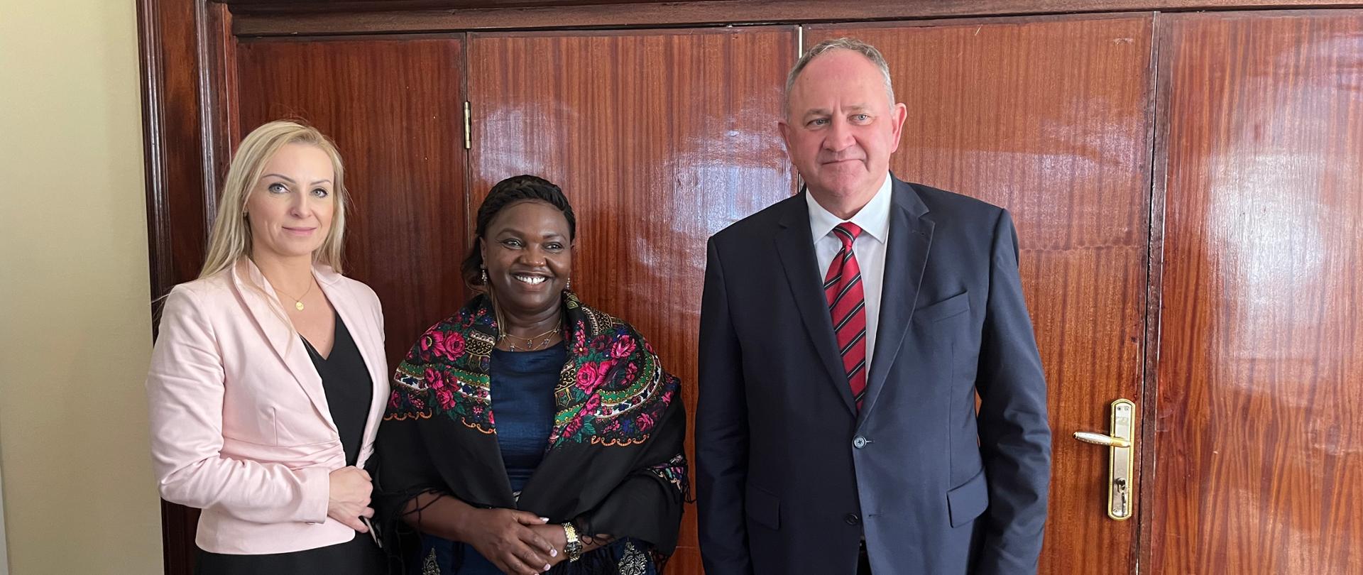 Wizyta drugiej damy w ambasadzie RP