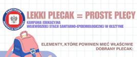 lekki plecak