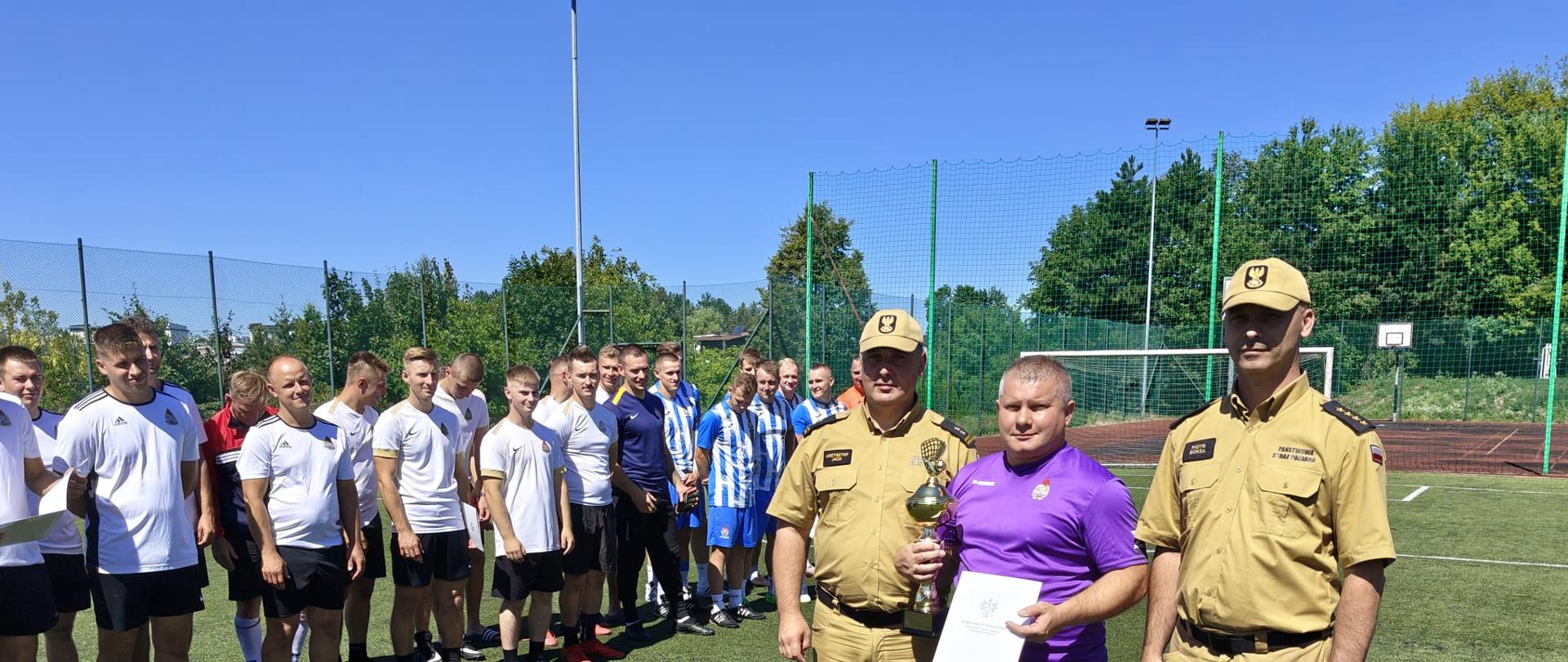 Turniej piłki nożnej 6-osobowej na szczeblu okręgu II o puchar Świętokrzyskiego Komendanta Wojewódzkiego Państwowej Straży Pożarnej w Kielcach.