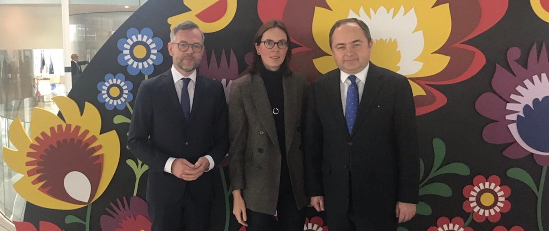 Spotkanie ministrów ds. europejskich państw Trójkąta Weimarskiego w Lens