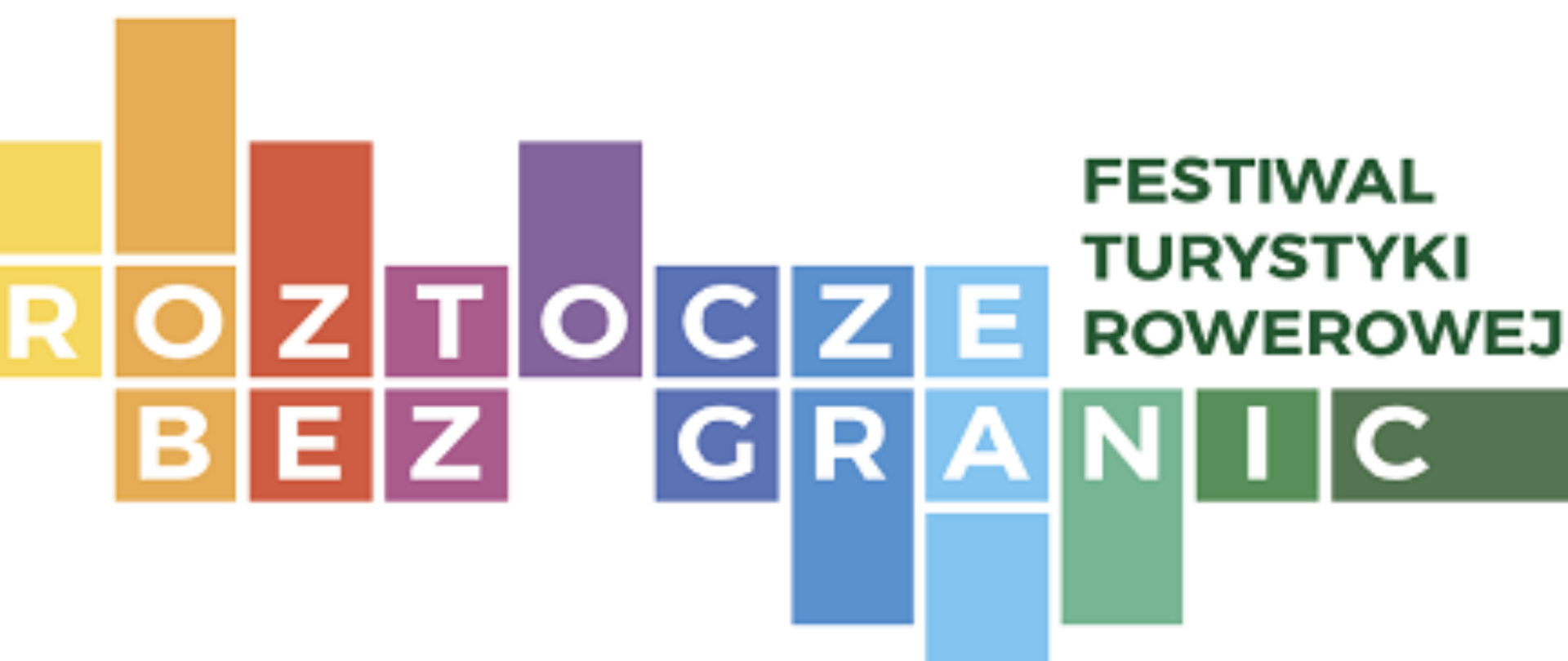 Logo pełne barw, od żółty. po fiolet, aż po ciemną zieleń