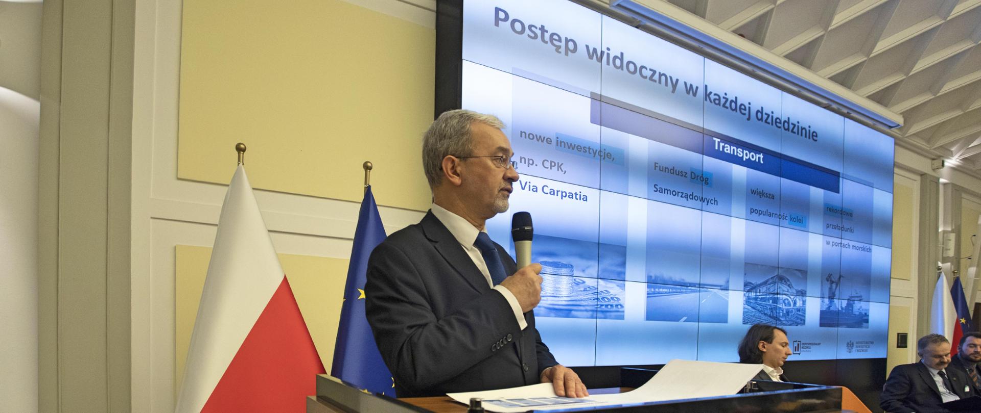 Minister Jerzy Kwieciński mówi o Strategii na rzecz Odpowiedzialnego Rozwoju