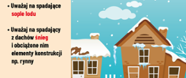 UWAGA NA LÓD I ŚNIEG NA DACHACH