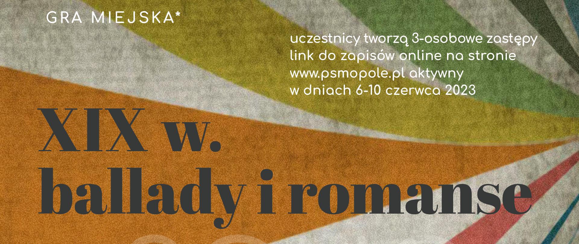 w centralnej części biały napis SONOTRICKS 7, po jego prawej stronie białe logo szkoły, w dolnej części informacje o terminie, miejscu oraz trasach gry miejskiej