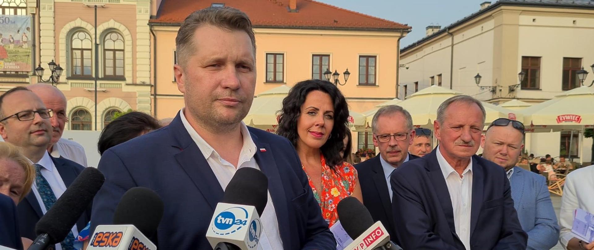 Spotkanie Ministra Edukacji i Nauki z mieszkańcami Żywca.