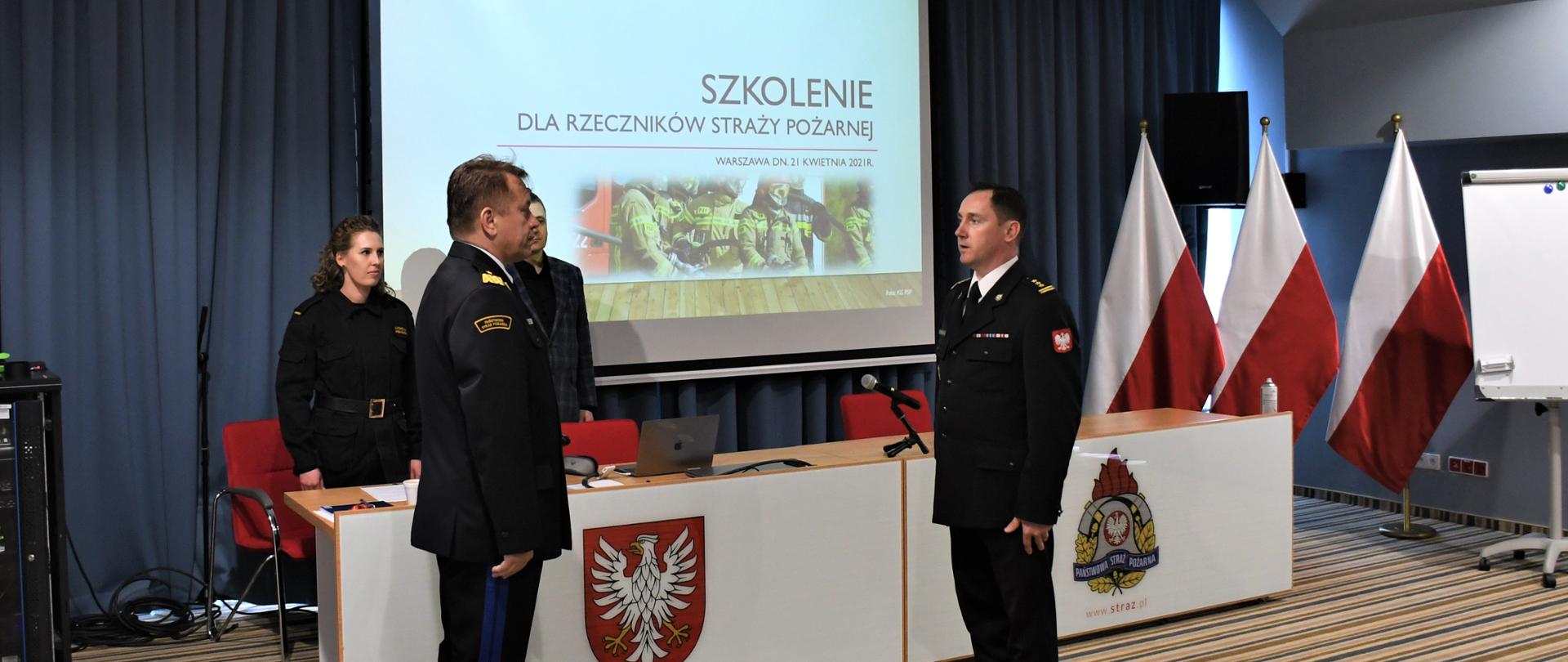 Narada szkoleniowa oficerów prasowych PSP województwa mazowieckiego