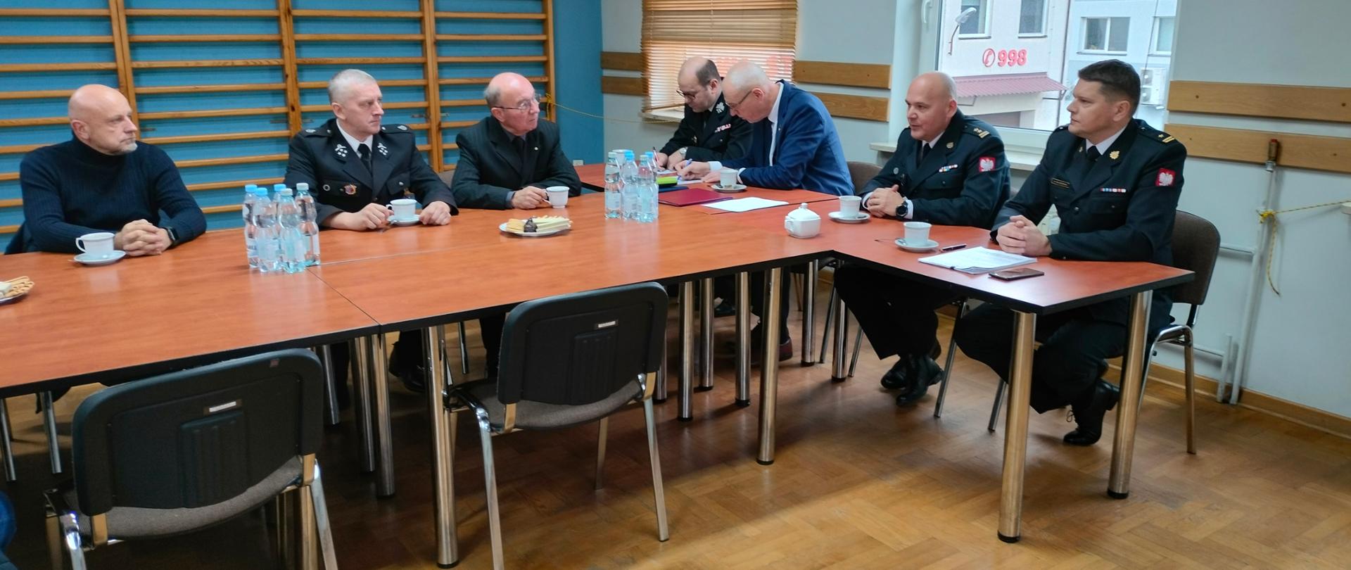 Posiedzenie Zarządu Oddziału Powiatowego Związku OSP RP w Zambrowie na świetlicy KP PSP w Zambrowie