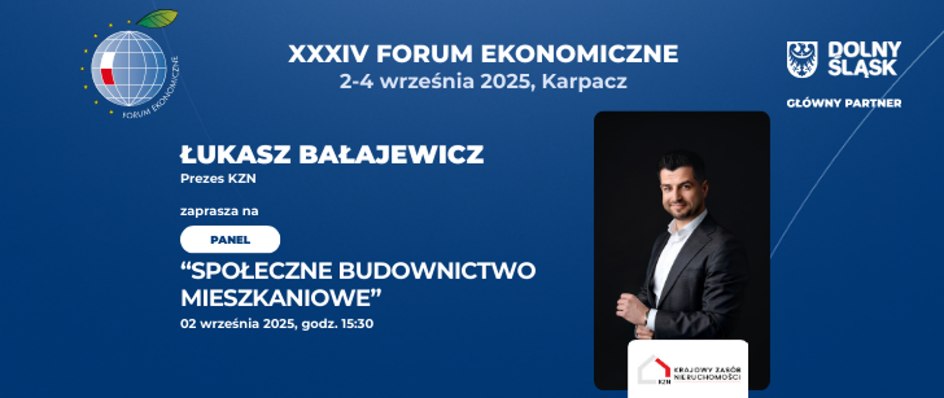 Prezes KZN gościem XXXIV Forum Ekonomicznego w Karpaczu!