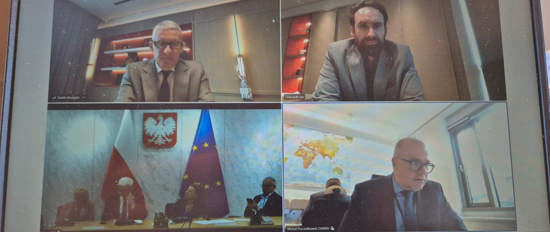 Wirtualne spotkanie z Grupą Przyjaźni Polsko-Emirackiej w Sejmie RP.