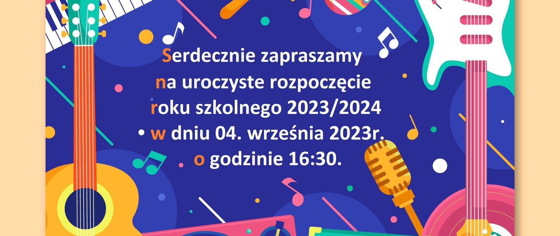 Plakar - ropoczęcie roku szkolnego 2023-2024