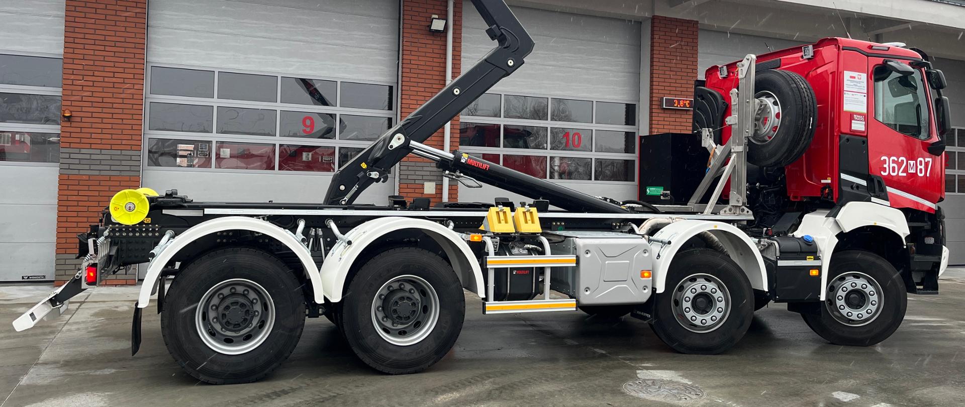 Ciężki samochód specjalny nośnik kontenerowy - SCNk 362 - 87