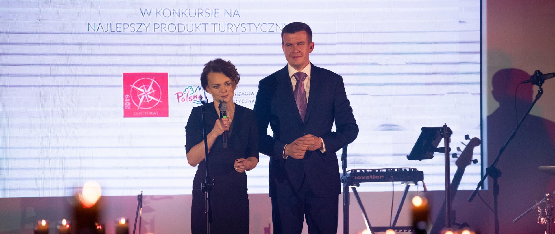 Od lewej: Jadwiga Emilewicz, Witold Bańka