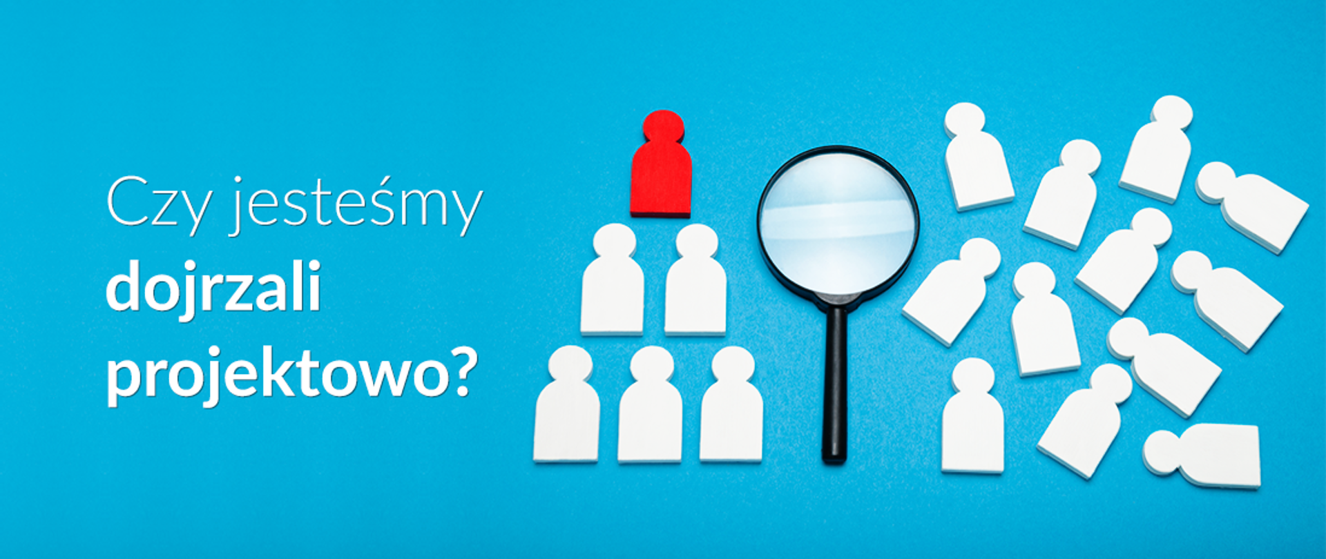 Baner z napisem: Czy jesteśmy dojrzali projektowo?