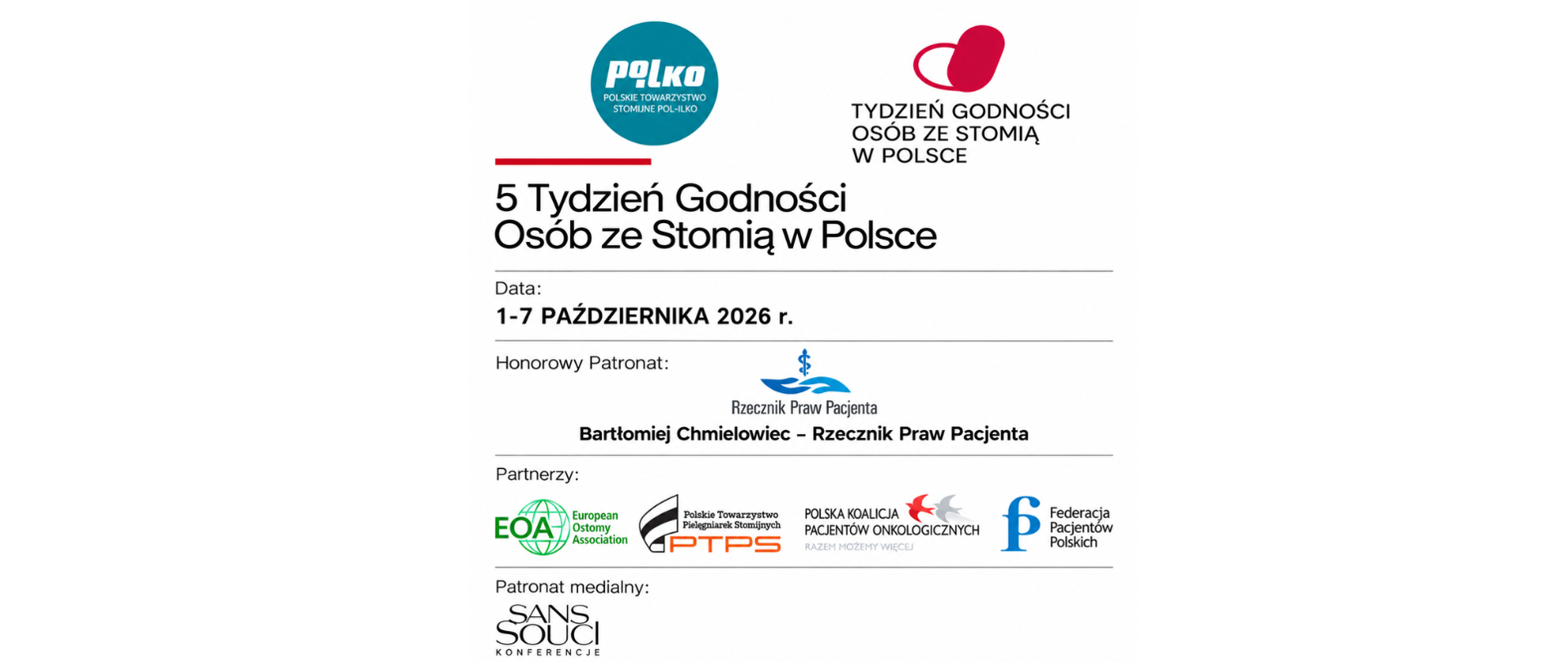 5 Tydzień Godności Osób ze Stomią