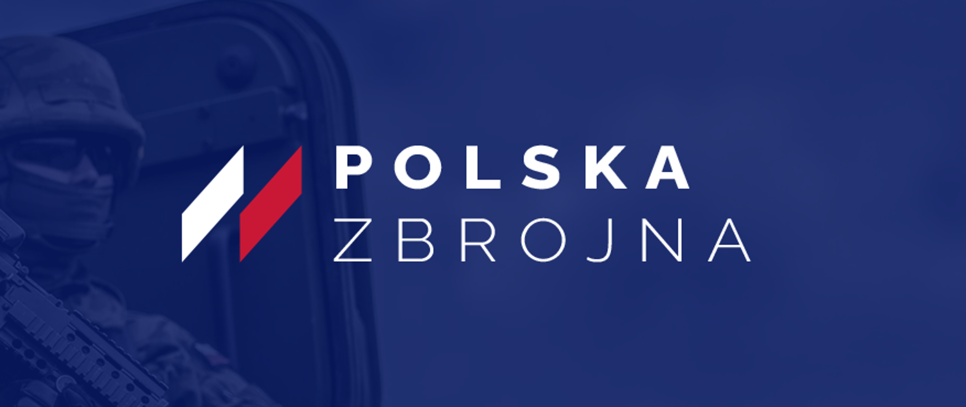 baner Polska Zbrojna z logo