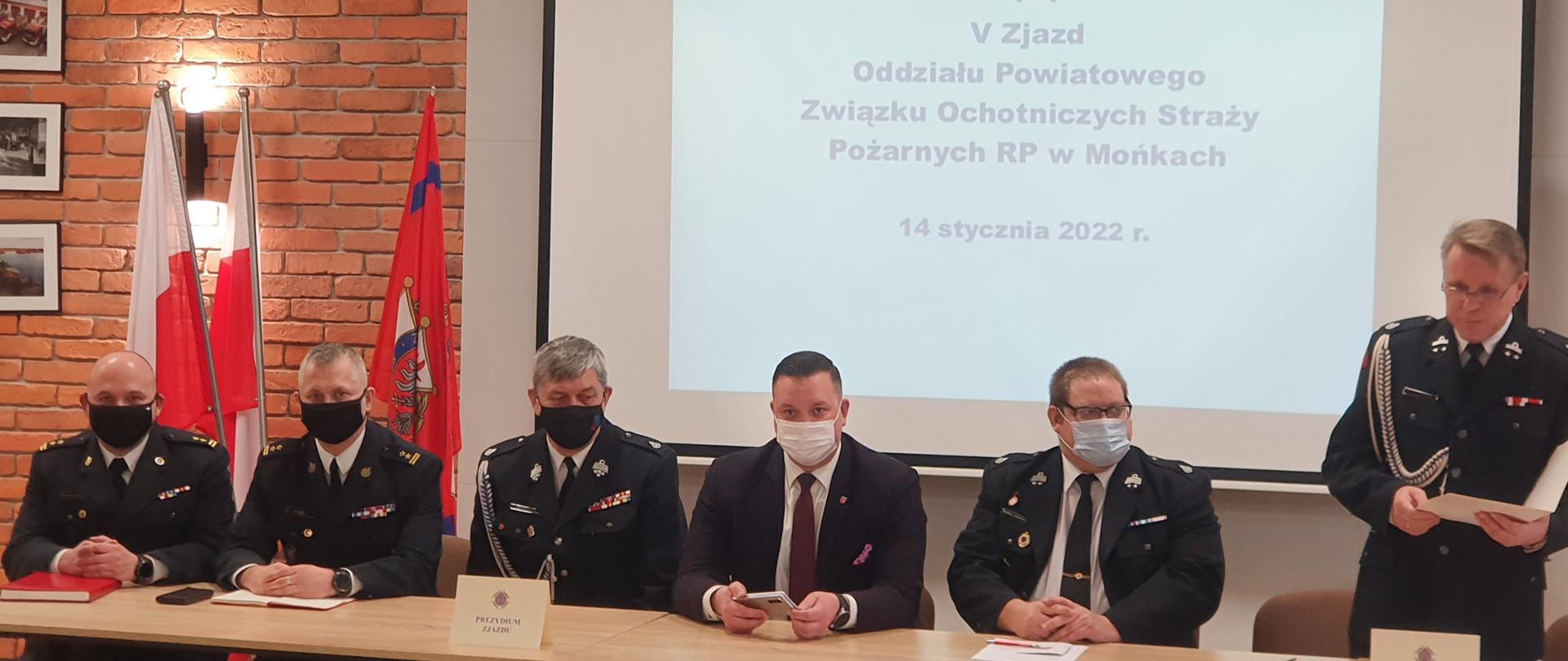 Zjazd Oddziału Powiatowego Związku OSP RP w Mońkach.