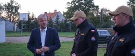 Spotkanie Wojewody Wielkopolskiego Michała Zielińskiego wraz z Wielkopolskim Komendantem Wojewódzkim PSP nadbryg. Dariuszem Matczakiem oraz Komendantem PSP w Obornikach mł. bryg. Michałem Mulką z druhami z OSP w Pacholewie.