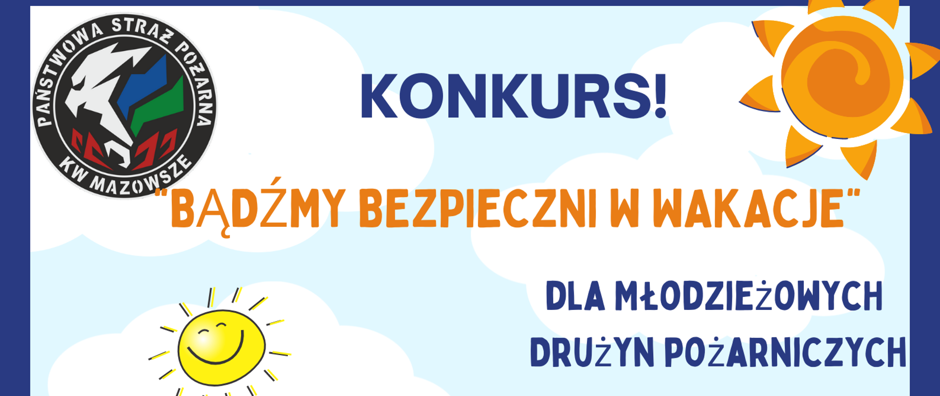 Konkurs "BĄDŹMY BEZPIECZNI W WAKACJE"