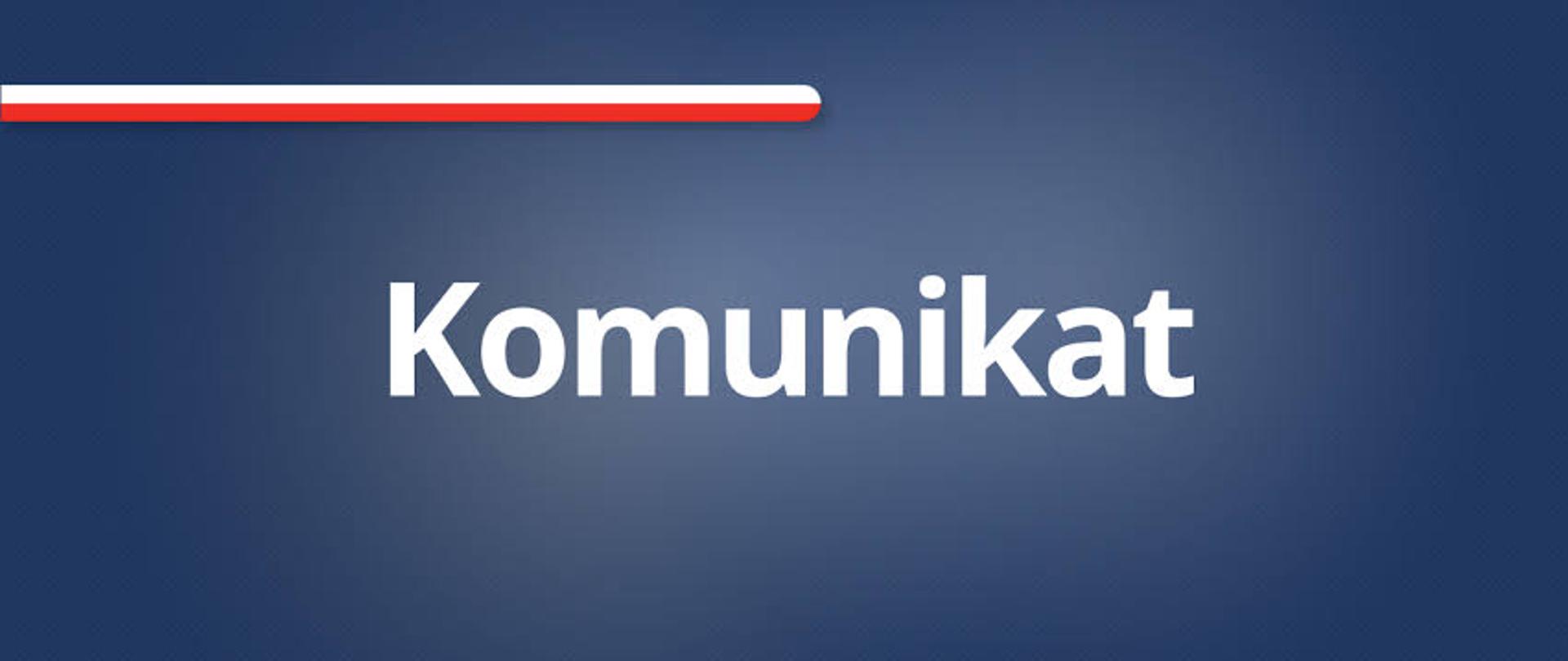 komunikat msz