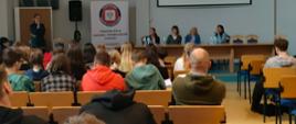 Konferencja pod tytułem: „Uzależnienia a zdrowie” w Zespole Szkół nr 9 w Kaliszu