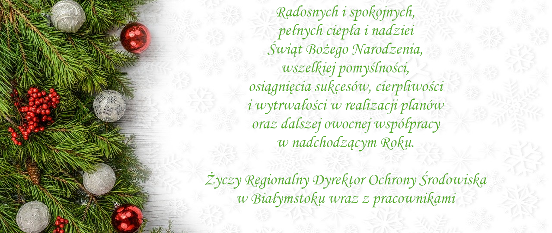 Życzenia świąteczne - Boże Narodzenie