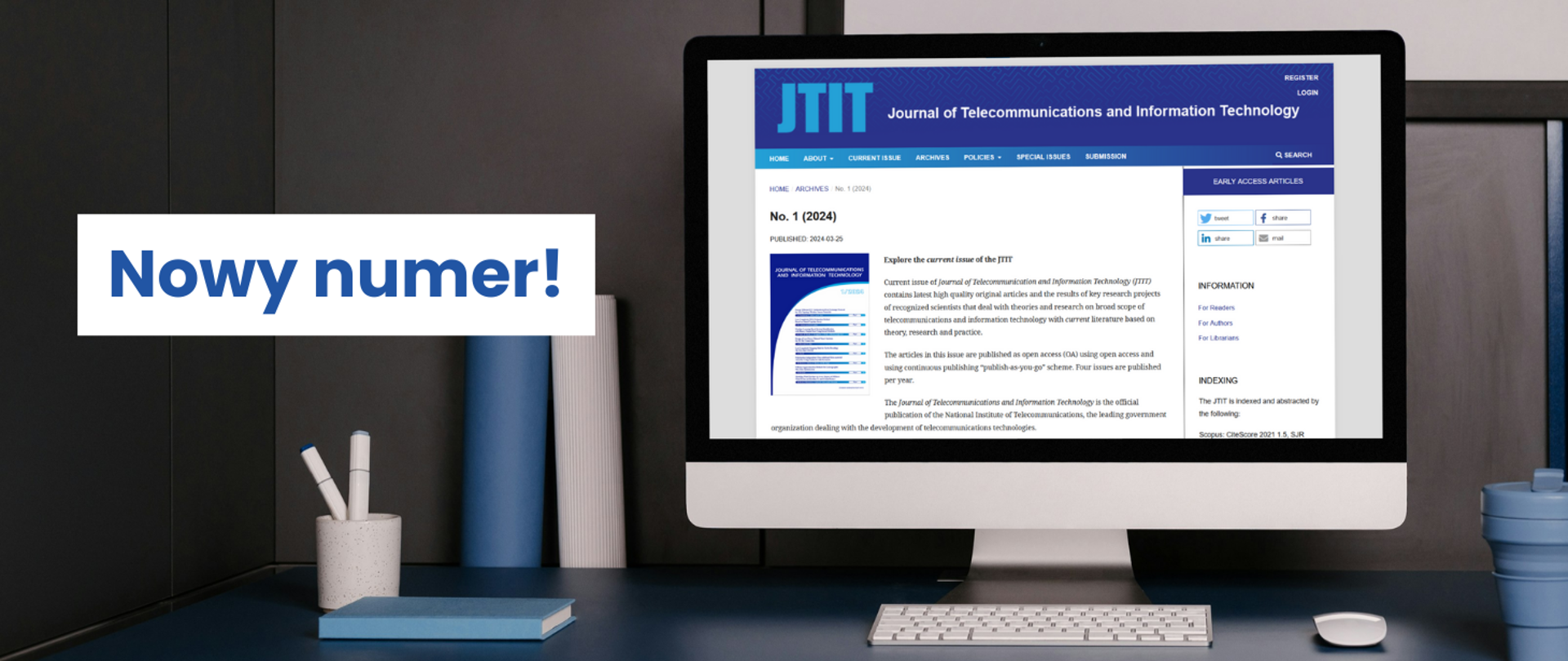 Kwartalnik JTIT - pierwszy numer w nowym roku