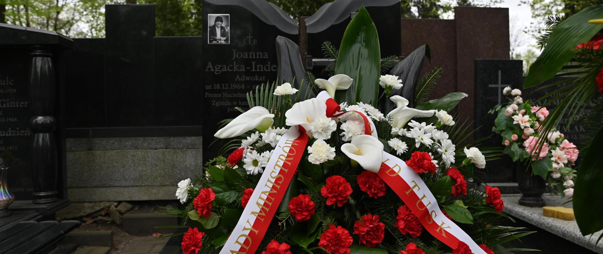 Wieniec złożony w imieniu Prezesa Rady Ministrów 